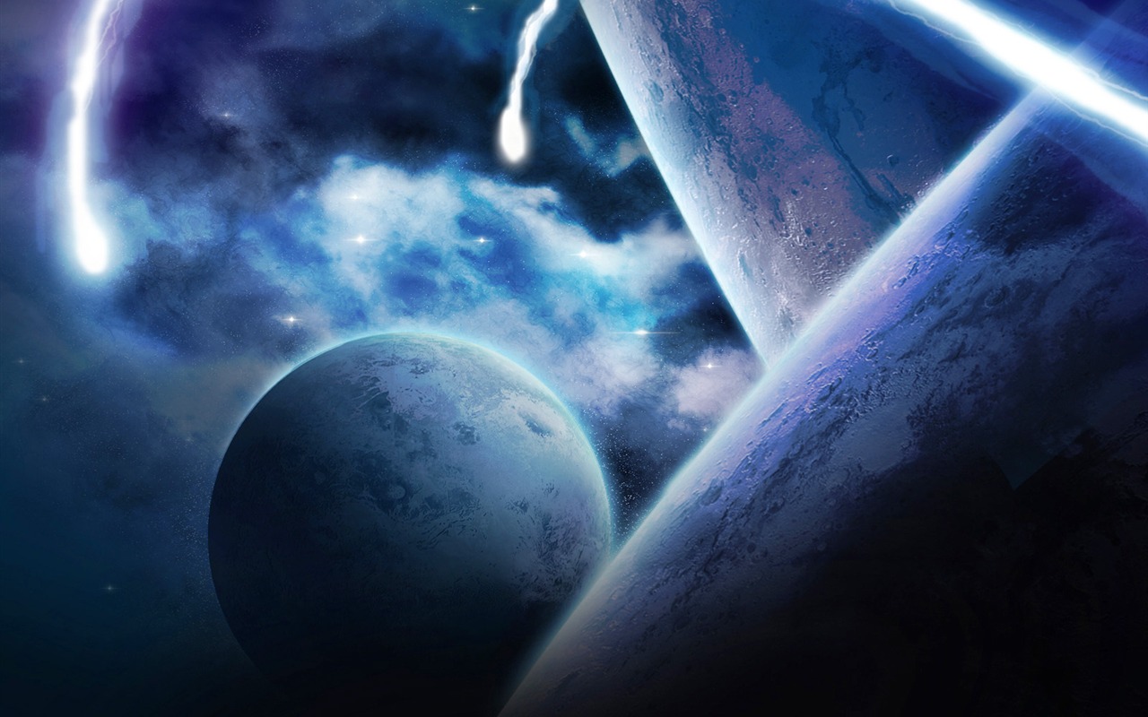 无限遐思 3D星空专辑壁纸24 - 1280x800