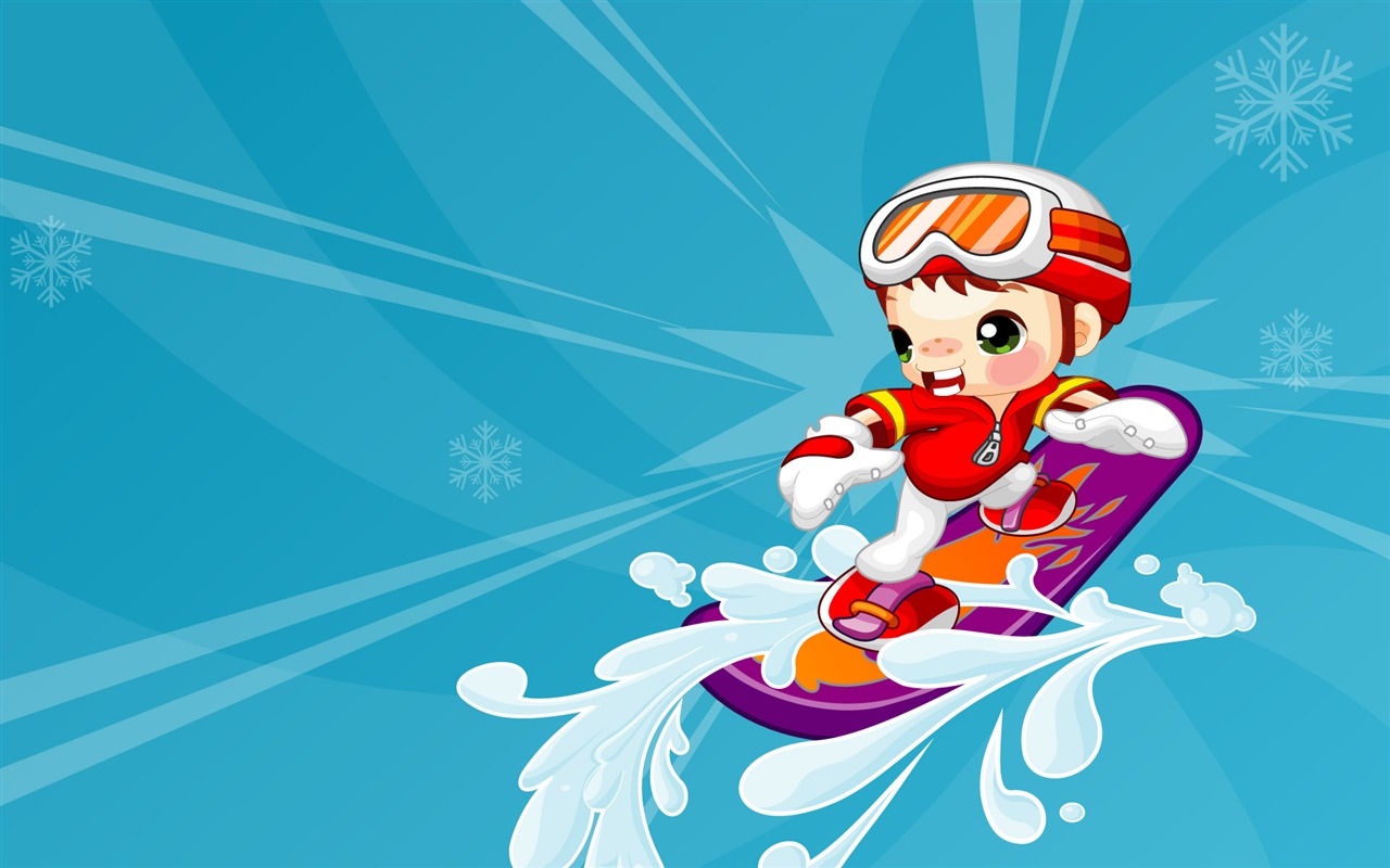 Vector Cartoon Child Wallpaper (1) #6 - 1280x800