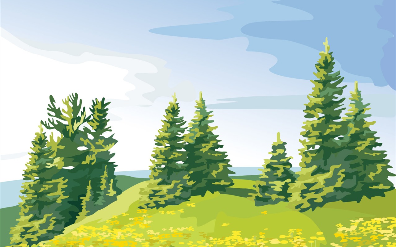 Vector Scenery Bilder (2) #12 - 1280x800