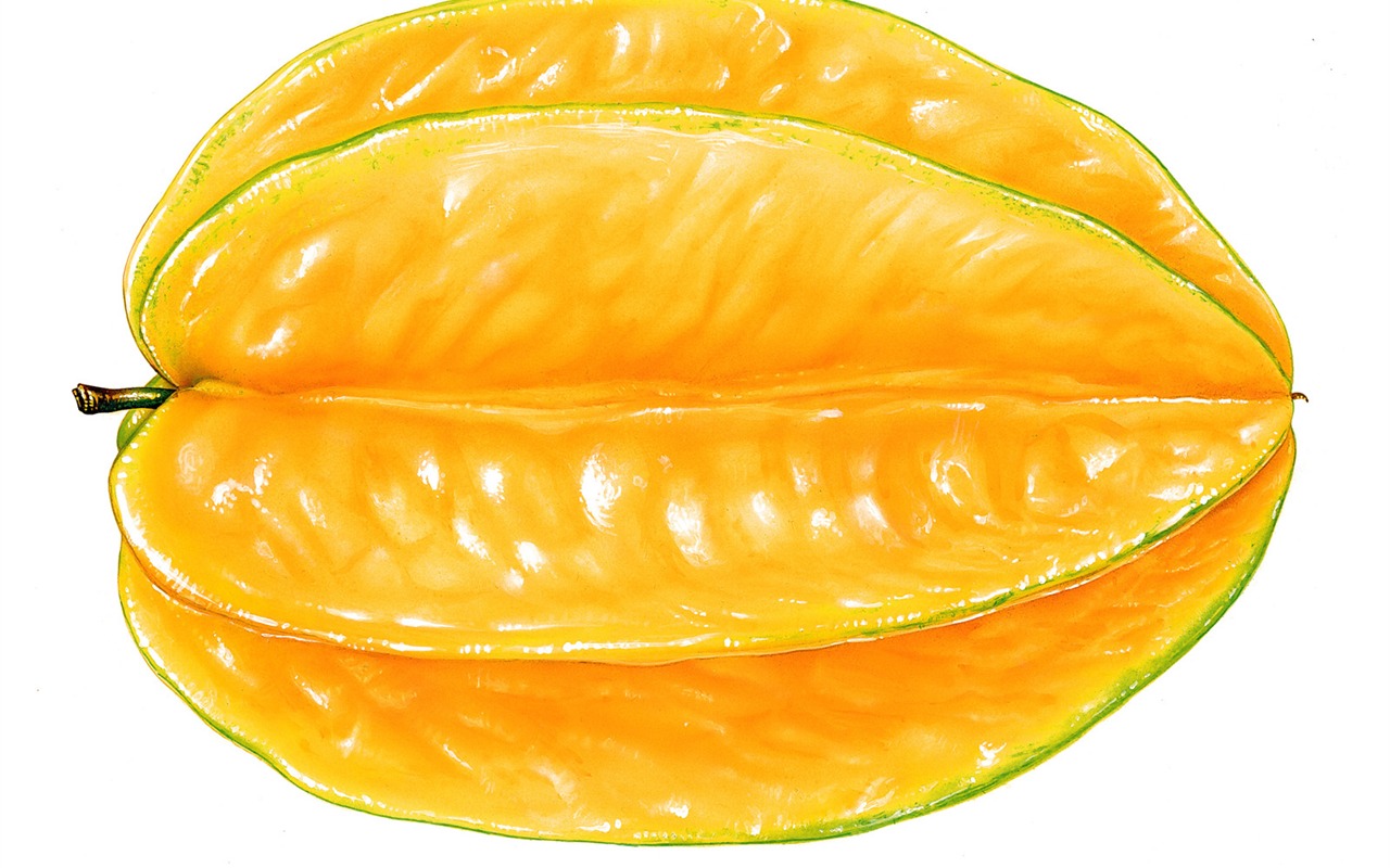 Exquisite hand-painted wallpaper Fruits #14 - 1280x800