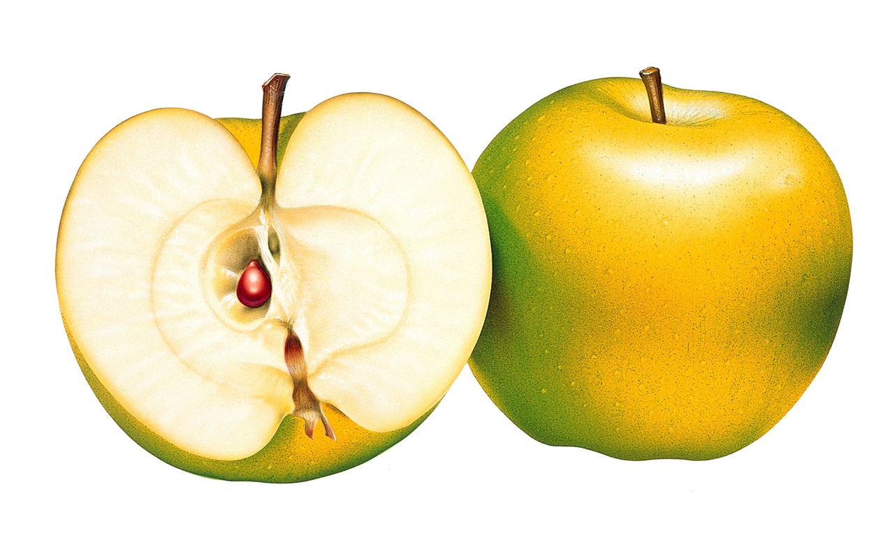 Exquisite hand-painted wallpaper Fruits #18 - 1280x800