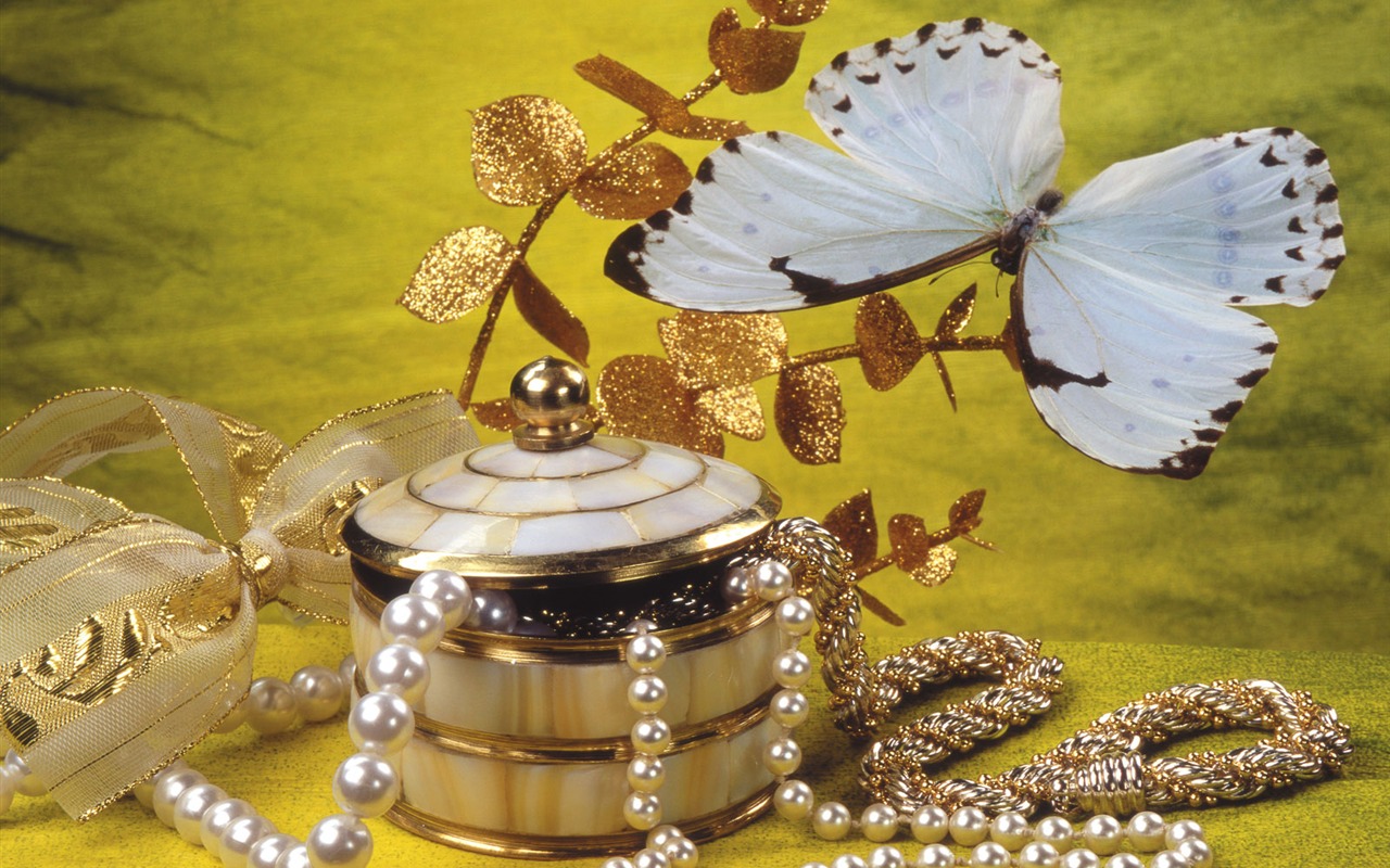 Las mariposas y las flores fondos de escritorio de disco (1) #2 - 1280x800