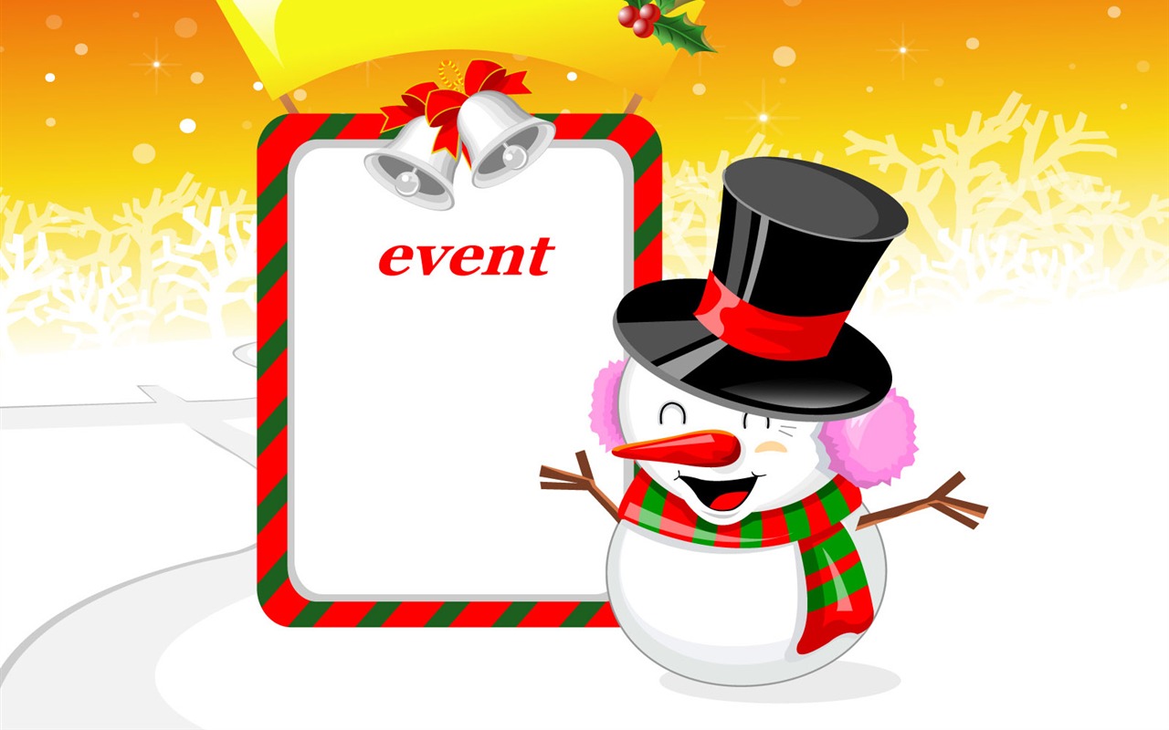 Vector Christmas wallpapers (1) #6 - 1280x800