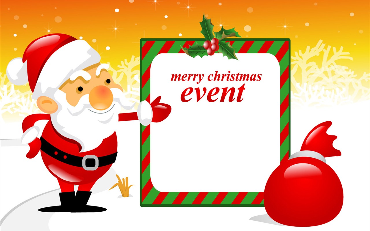 Vector Christmas wallpapers (1) #9 - 1280x800