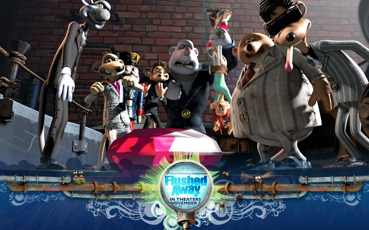 Flushed Away wallpaper #12 - 1280x800