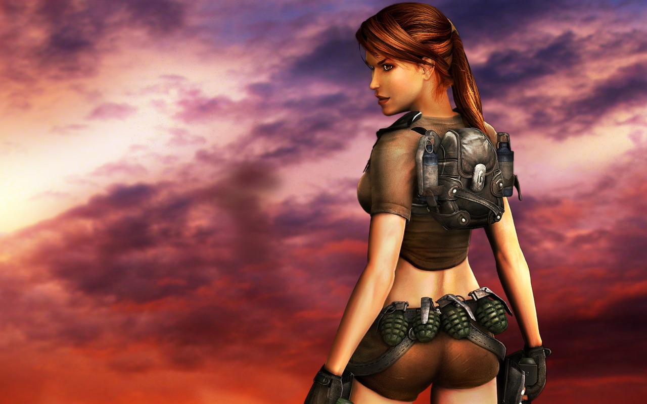 1080 Spiele Women CG Wallpaper (1) #14 - 1280x800