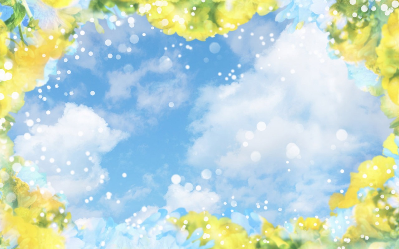 梦幻CG背景花卉壁纸15 - 1280x800