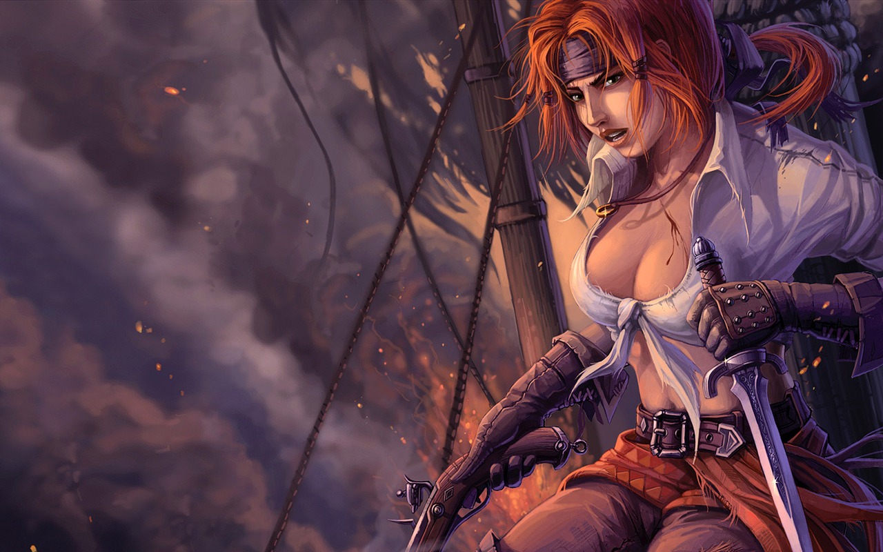 1080 Spiele Women CG Wallpaper (2) #4 - 1280x800