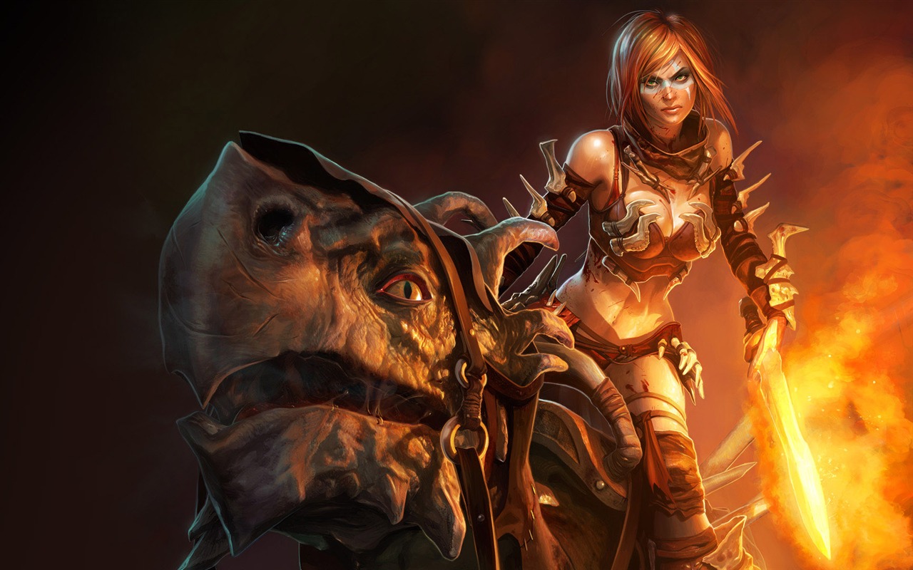 1080 Spiele Women CG Wallpaper (2) #19 - 1280x800