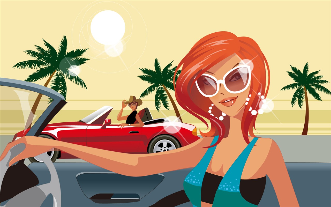 Vector Wallpaper leisure life (3) #11 - 1280x800