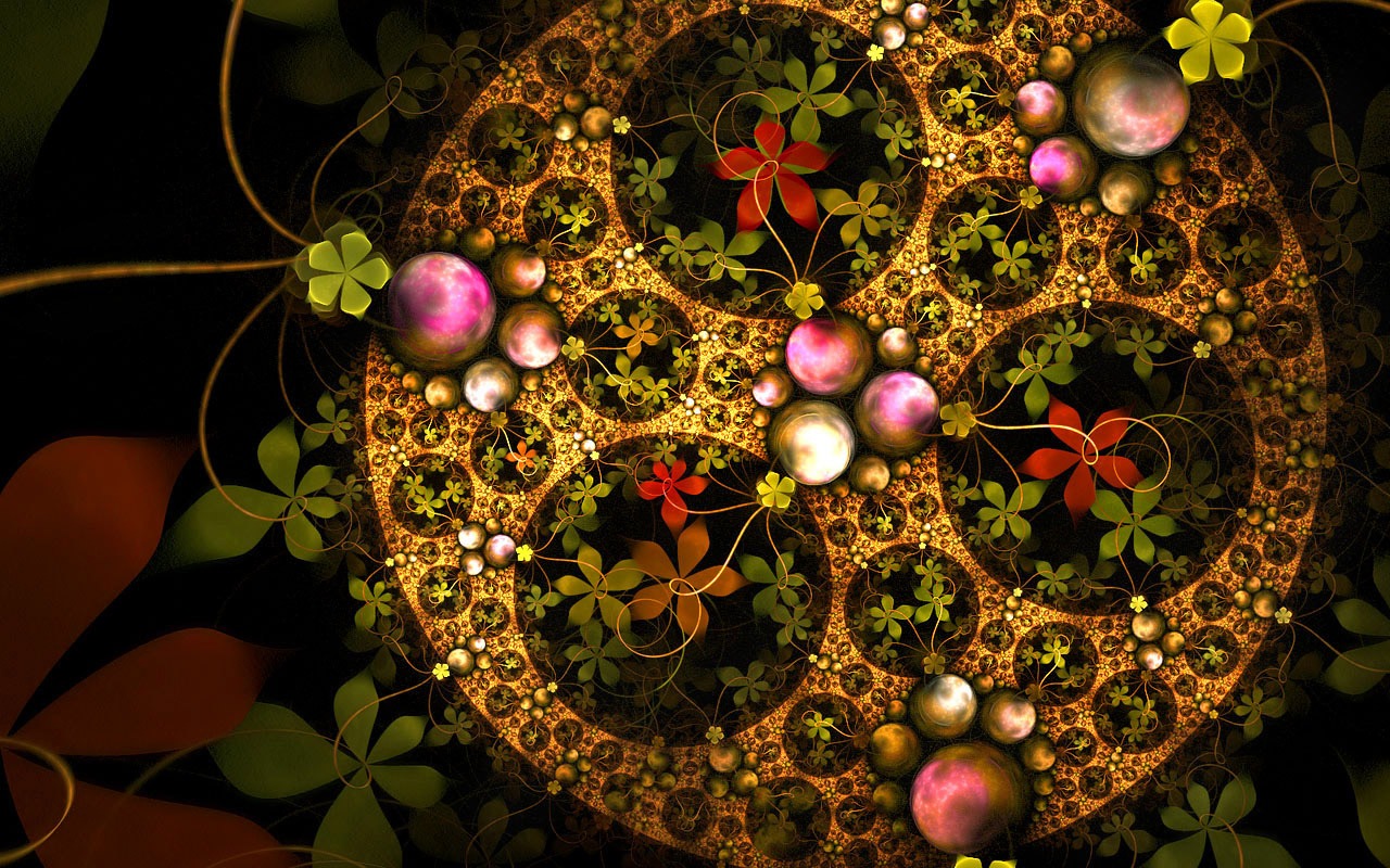 Dream flower design wallpaper (1) #9 - 1280x800