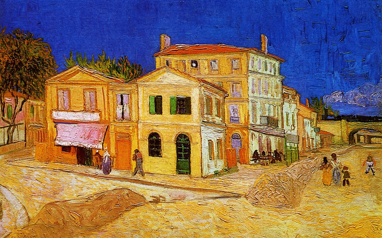 Vincent Van Gogh malování tapety (1) #1 - 1280x800