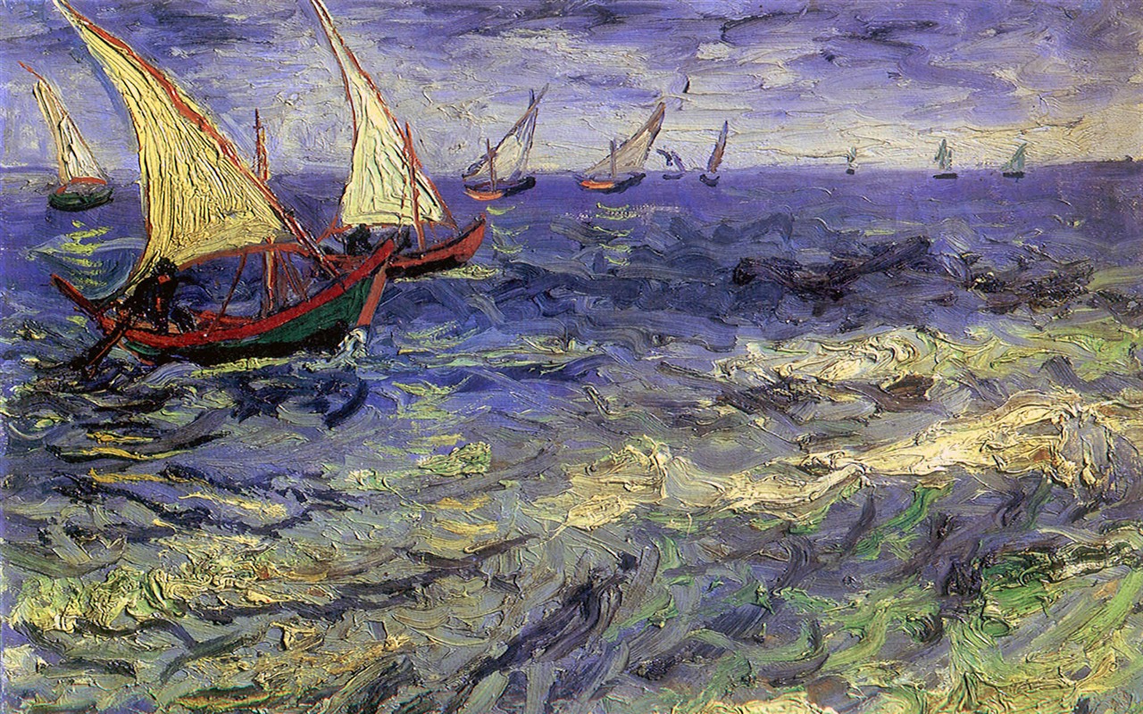 Vincent Van Gogh malování tapety (1) #13 - 1280x800