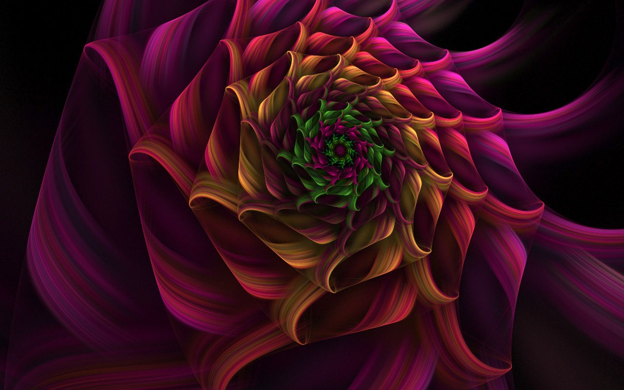 Dream květinovým vzorem tapety (2) #17 - 1280x800