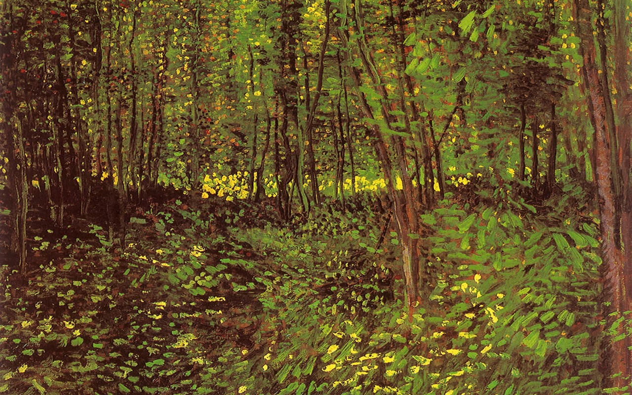Vincent Van Gogh malování tapetu (2) #4 - 1280x800
