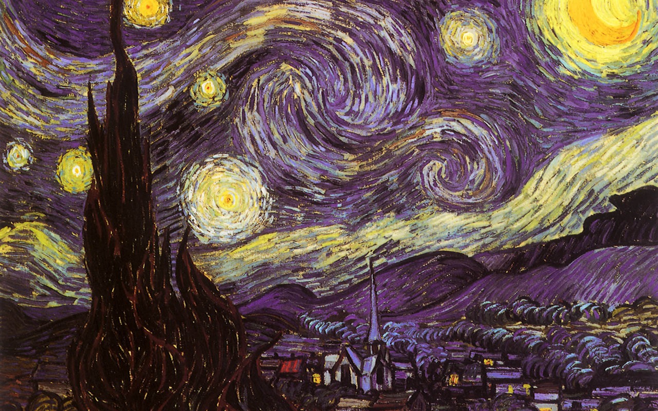 Vincent Van Gogh malování tapetu (2) #11 - 1280x800
