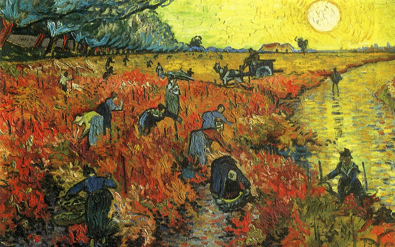 Vincent Van Gogh malování tapetu (2) #12 - 1280x800