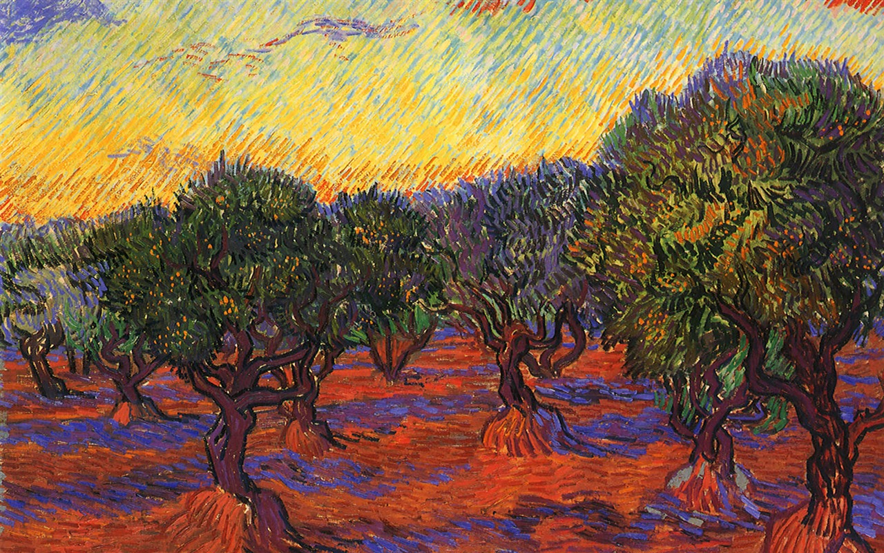 Vincent Van Gogh malování tapetu (2) #13 - 1280x800