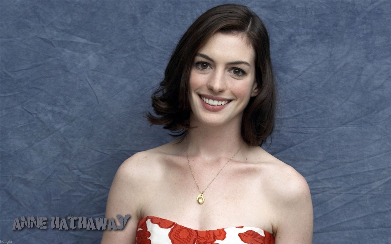 Anne Hathaway krásnou tapetu #5 - 1280x800