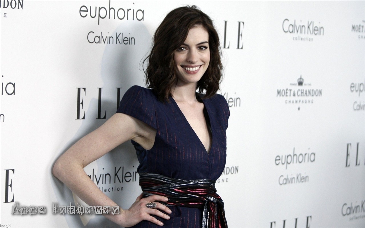 Anne Hathaway krásnou tapetu #6 - 1280x800