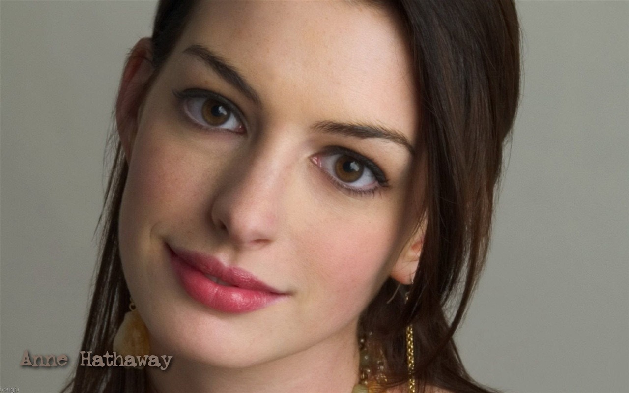 Anne Hathaway krásnou tapetu #12 - 1280x800