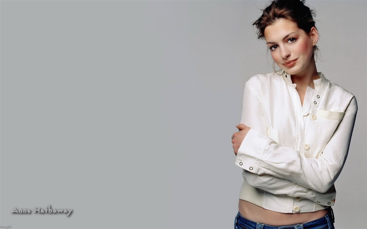Anne Hathaway krásnou tapetu #14 - 1280x800
