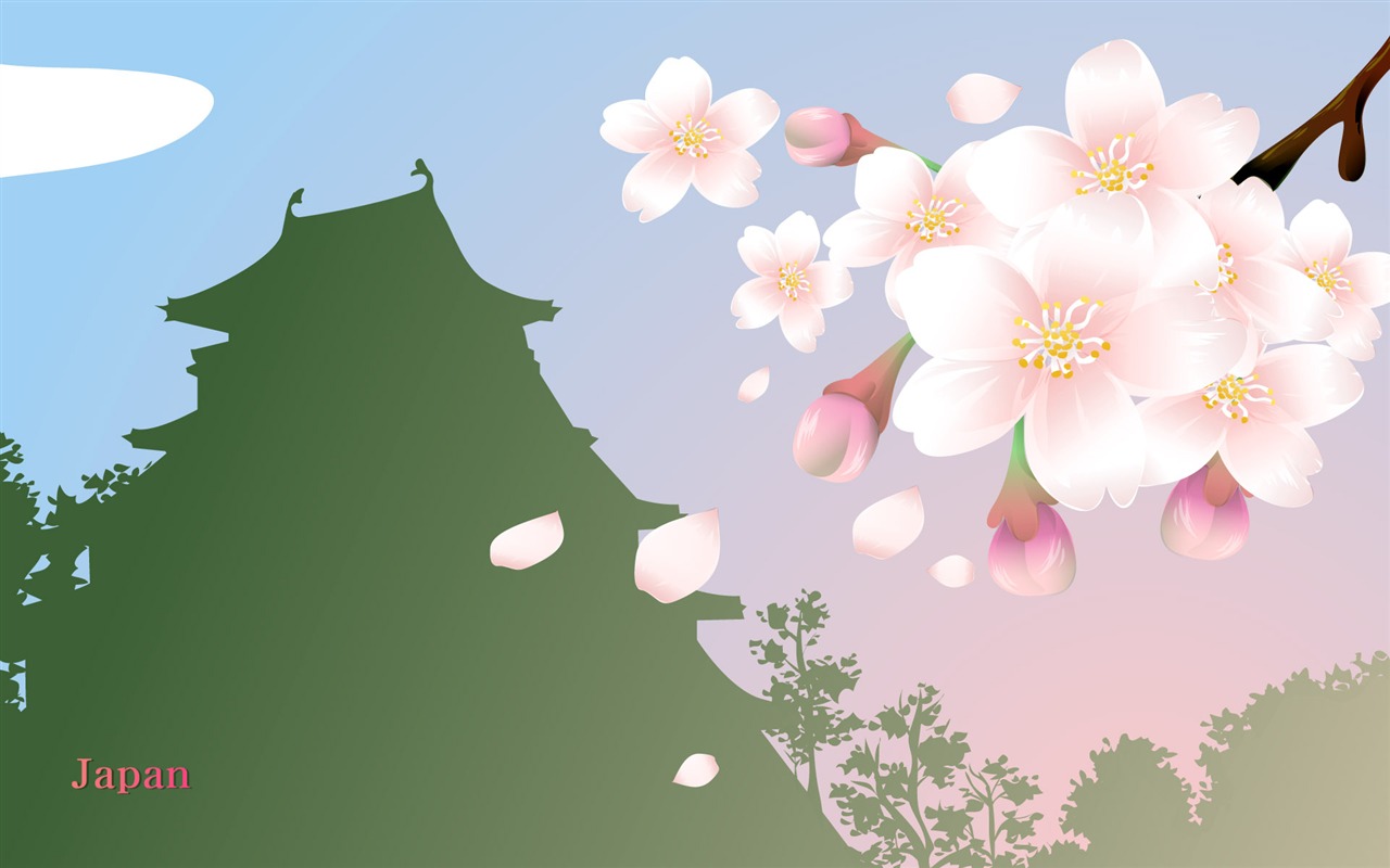 國家與鮮花 壁紙(一) #15 - 1280x800