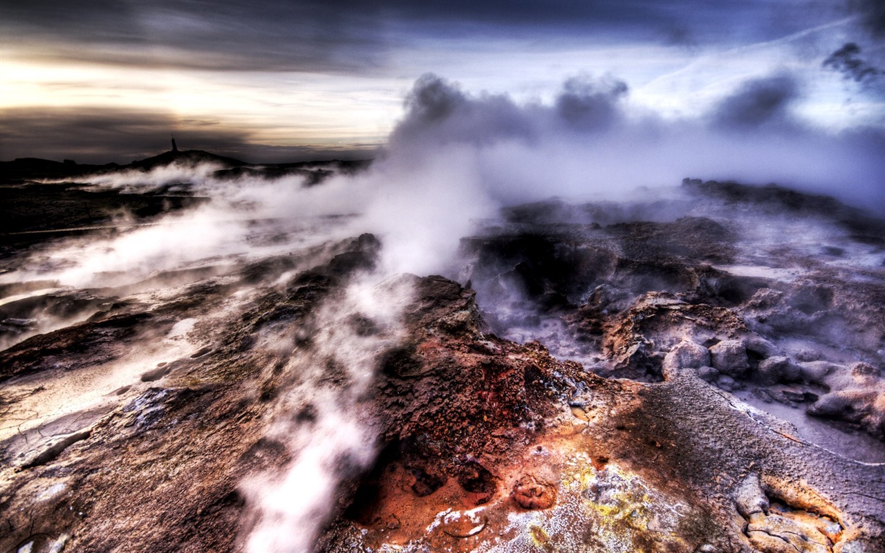 아이슬란드어 풍경의 HD 월페이퍼 (1) #1 - 1280x800