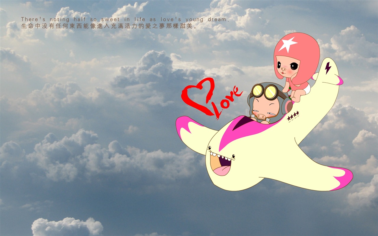 Love & Wallpaper Picasso Flying Pig #12 - 1280x800