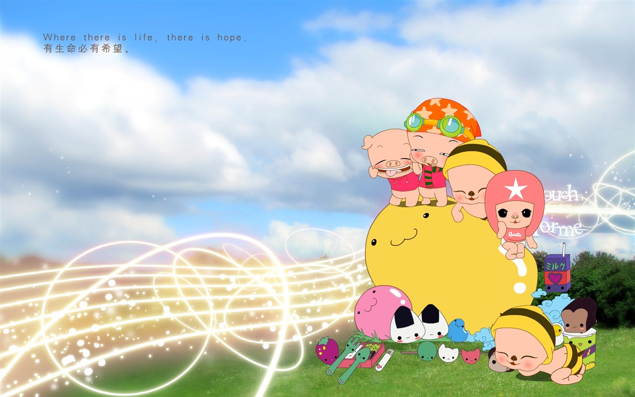 Picasso Láska & Flying Pig Wallpaper #13 - 1280x800