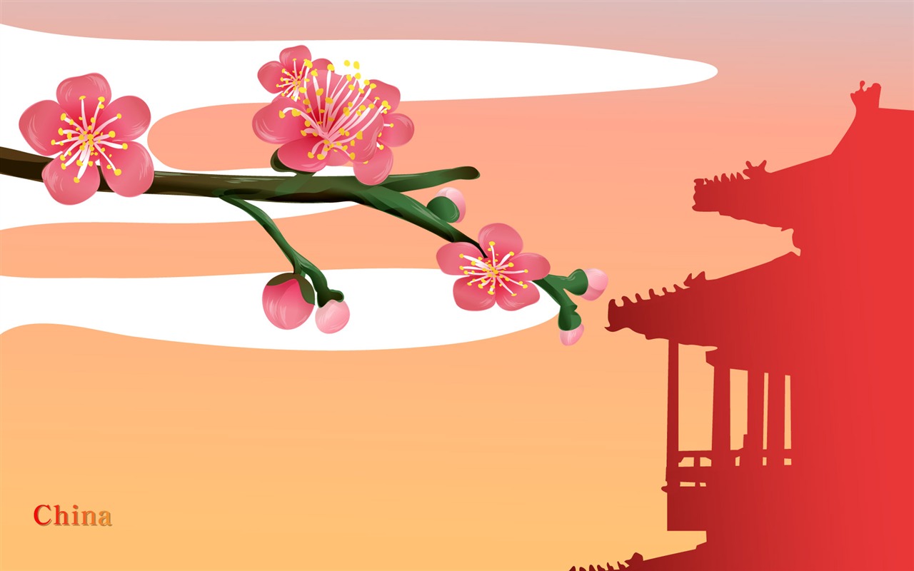 國家與鮮花 壁紙(二) #19 - 1280x800