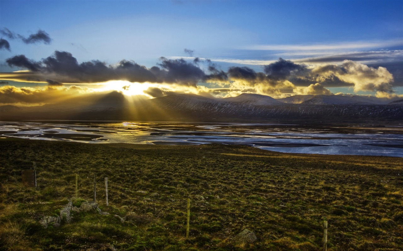 아이슬란드어 풍경의 HD 월페이퍼 (2) #7 - 1280x800