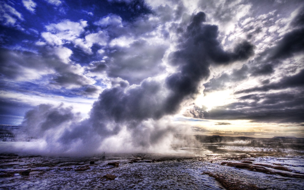 아이슬란드어 풍경의 HD 월페이퍼 (2) #9 - 1280x800