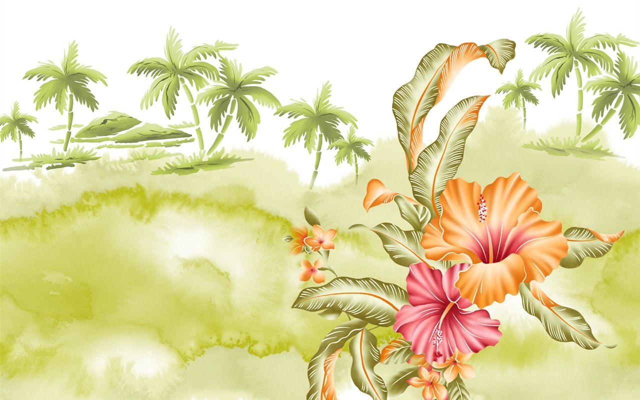 Synthetic Flower Wallpapers (1) #2 - 1280x800
