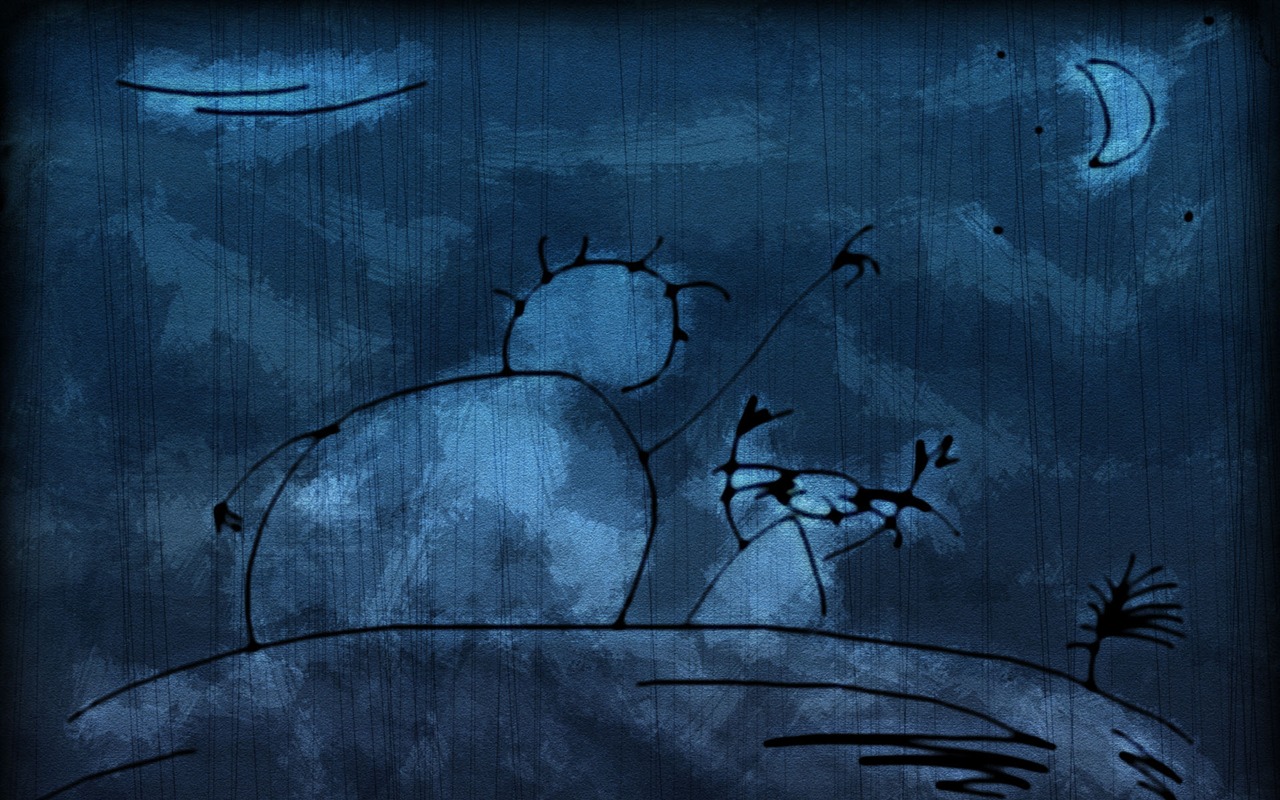 Vlads moon téma wallpaper #3 - 1280x800