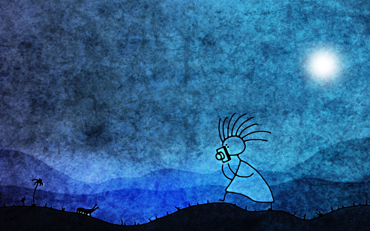 Vlads月亮主題壁紙 #30 - 1280x800