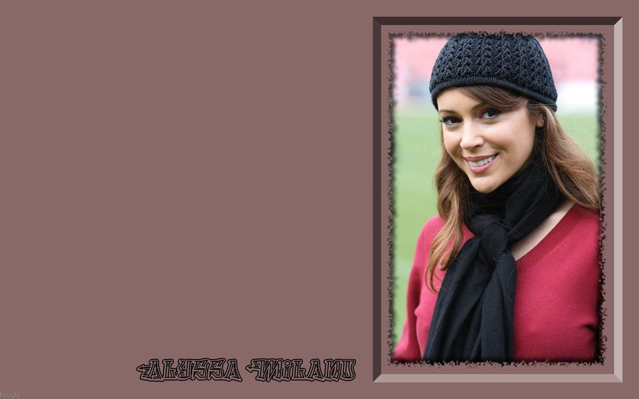 Alyssa Milano krásnou tapetu #4 - 1280x800