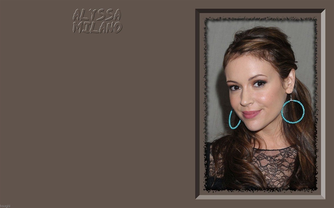 Alyssa Milano hermoso fondo de pantalla #8 - 1280x800