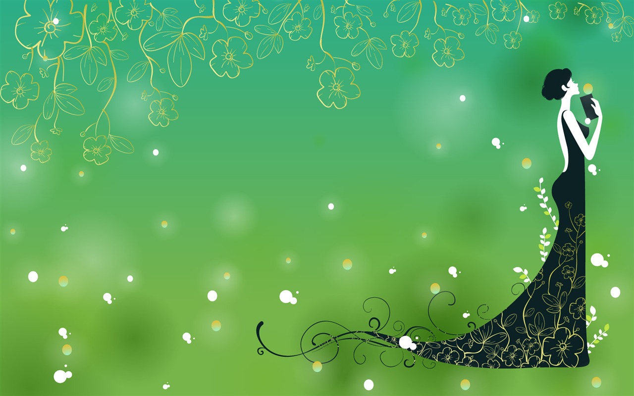 Vector happy childhood Wallpaper (7) #6 - 1280x800