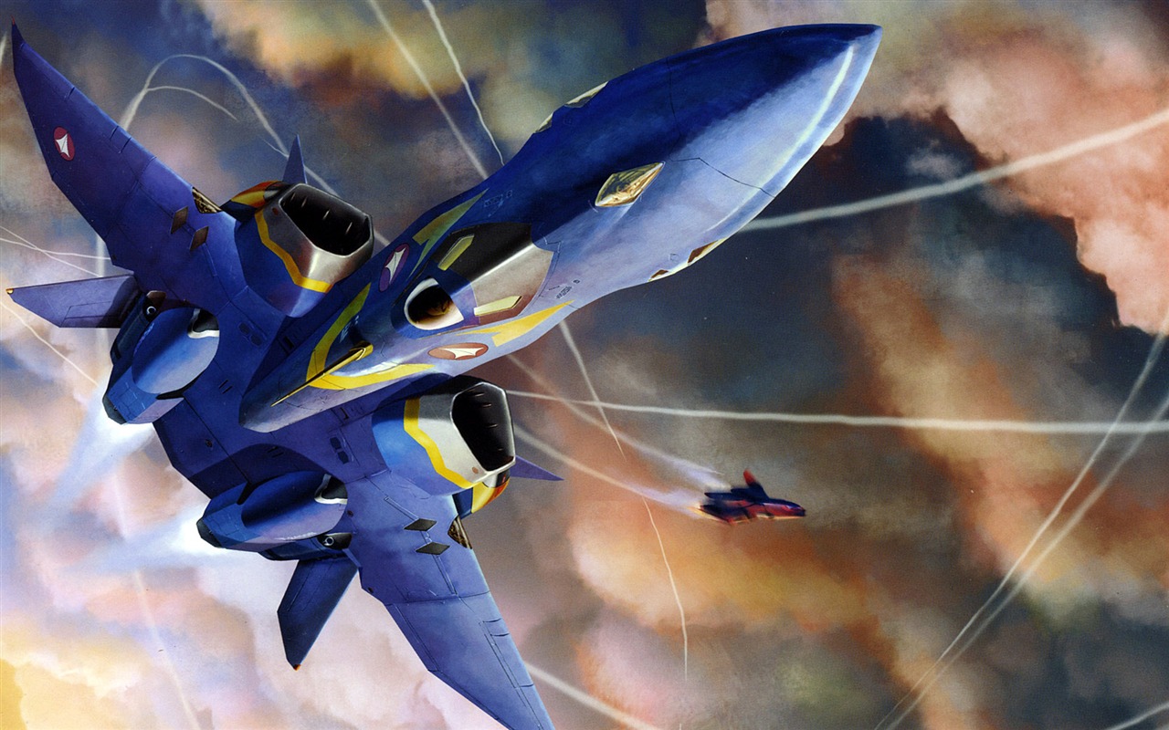 Fond d'écran de combat Macross (2) #4 - 1280x800