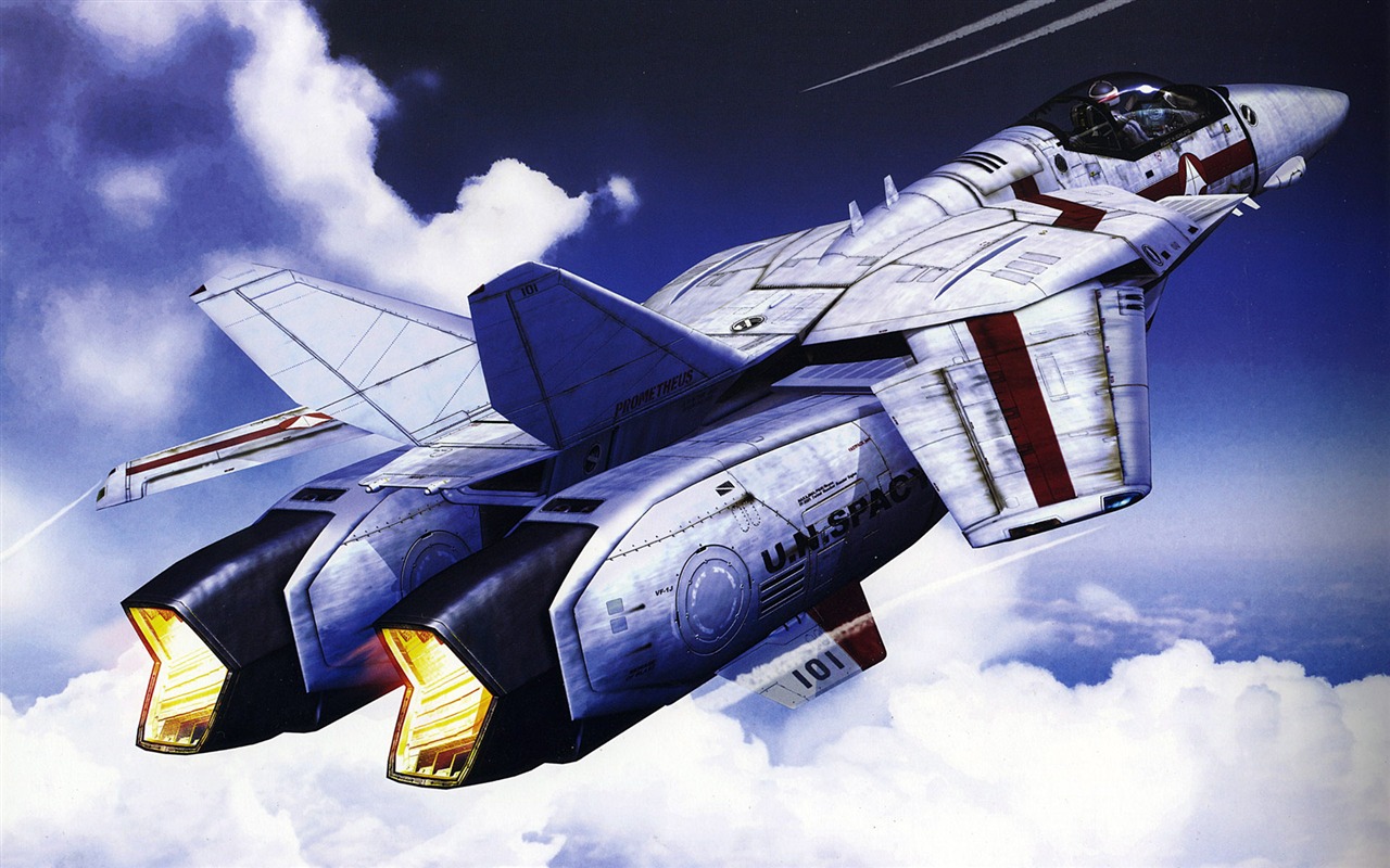 Macross fighter wallpaper (2) #5 - 1280x800