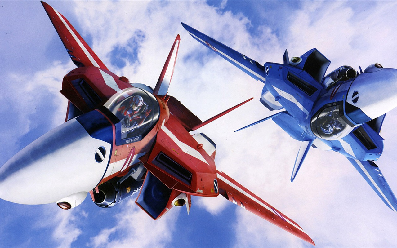 超時空要塞 戰鬥機壁紙(一) #1 - 1280x800