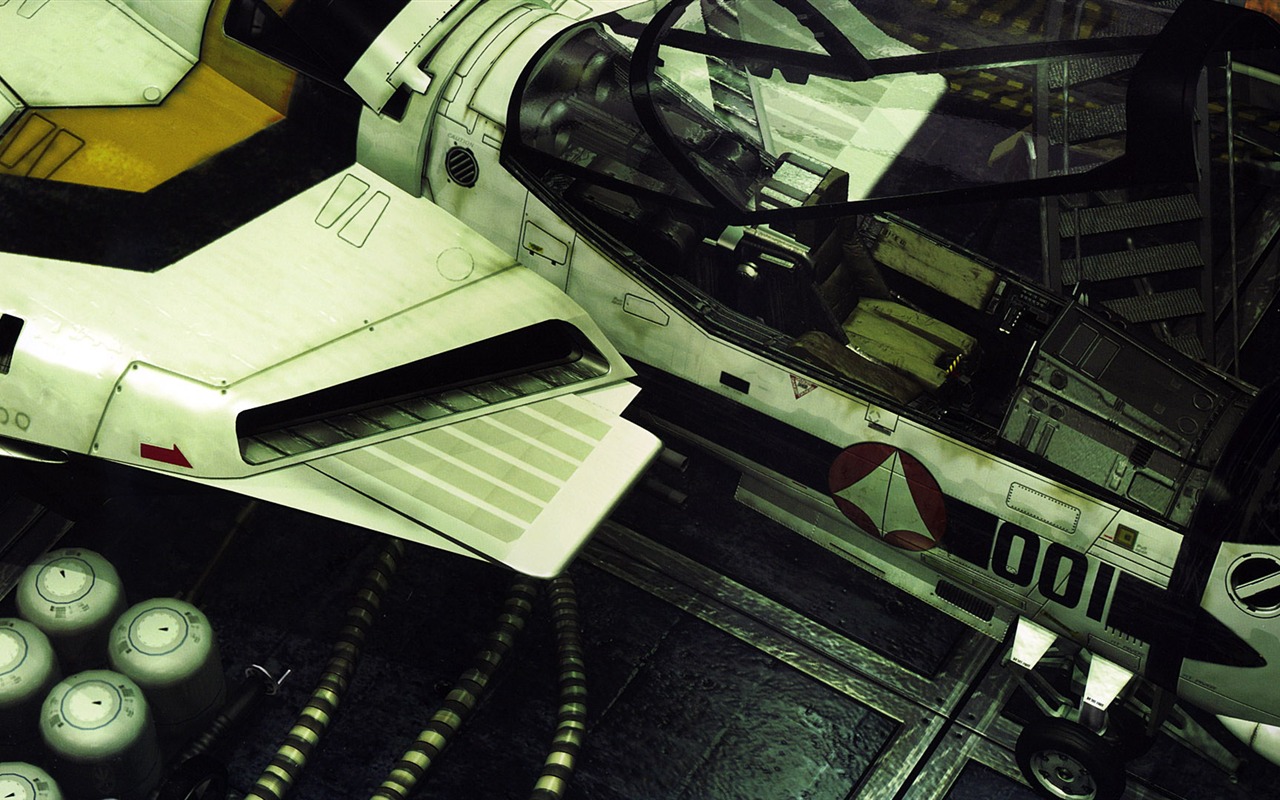 超時空要塞マクロスの戦闘機の壁紙(1) #9 - 1280x800