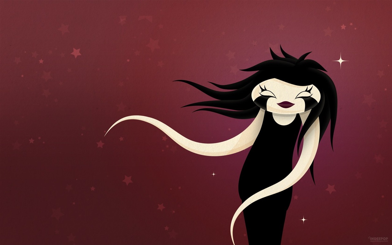 Indeepop Creative wallpapers design illustration #4 - 1280x800