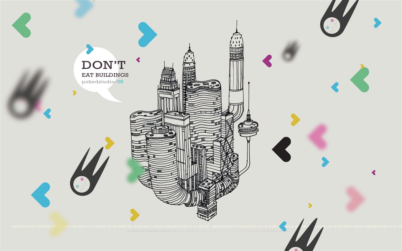 Poked Studio 潮流插畫設計壁紙 #5 - 1280x800