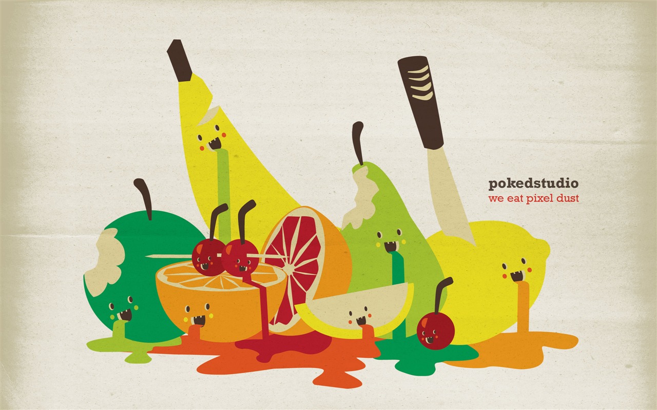 Poked Studio tide wallpaper illustration design #11 - 1280x800