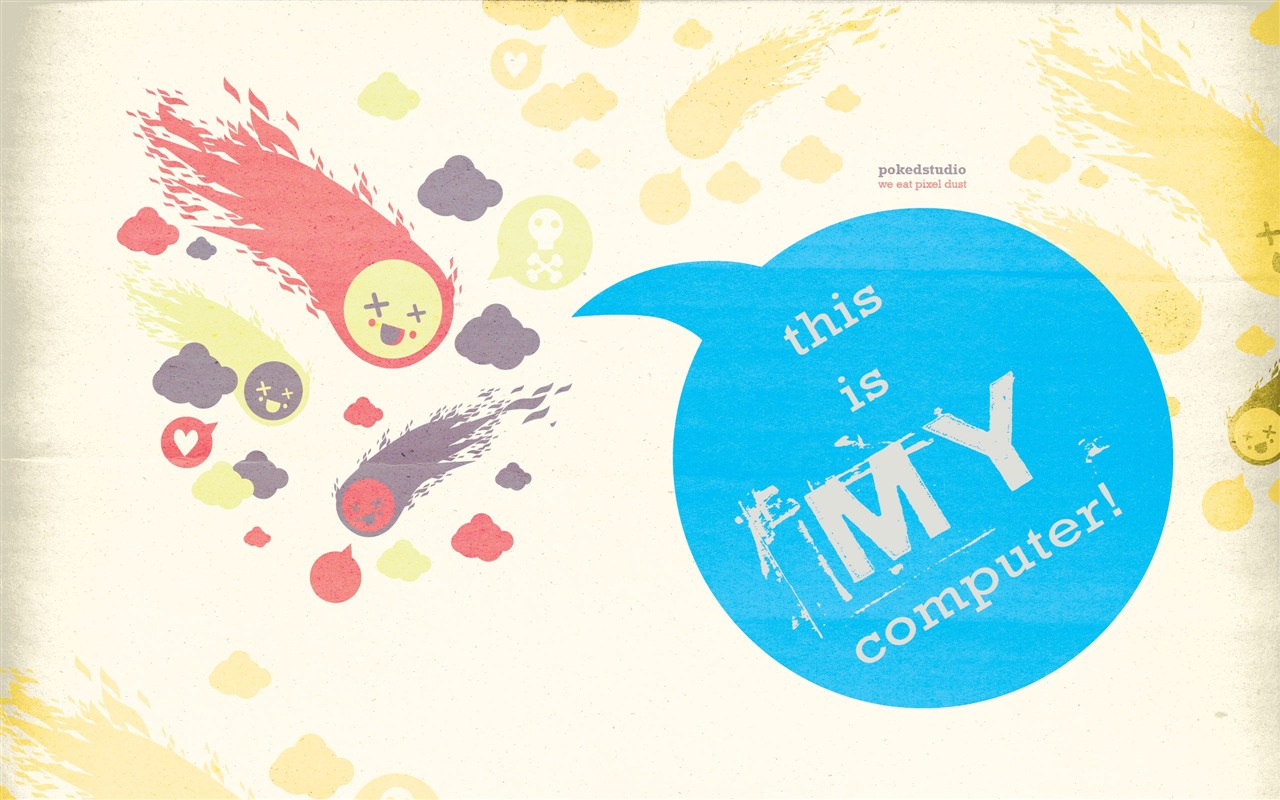 Poked Studio 潮流插畫設計壁紙 #12 - 1280x800