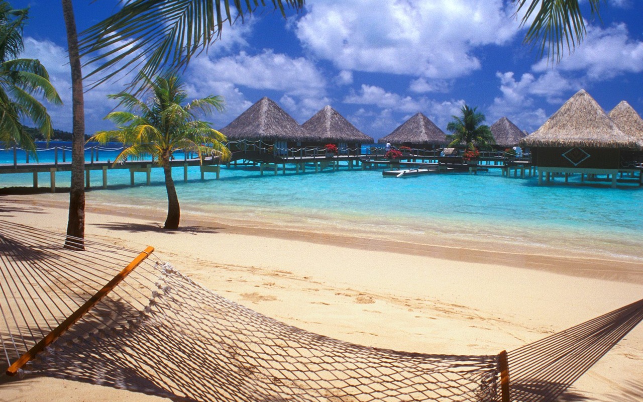 Beach ostrov tapety (1) #13 - 1280x800