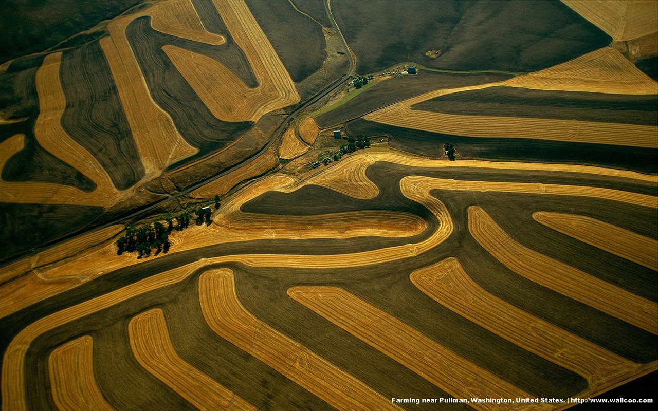Yann Arthus-Bertrand photographie aérienne merveilles fonds d'écran #2 - 1280x800