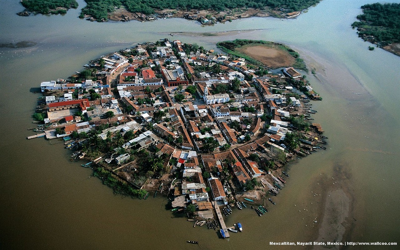 Yann Arthus-Bertrand photographie aérienne merveilles fonds d'écran #7 - 1280x800